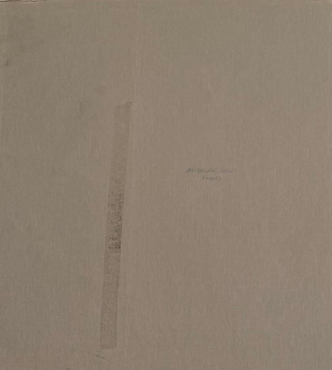Albott Bonhomme 12"x16" Oiseaux s'embrassant 2023 Acrylique sur toile Peinture #37MFN