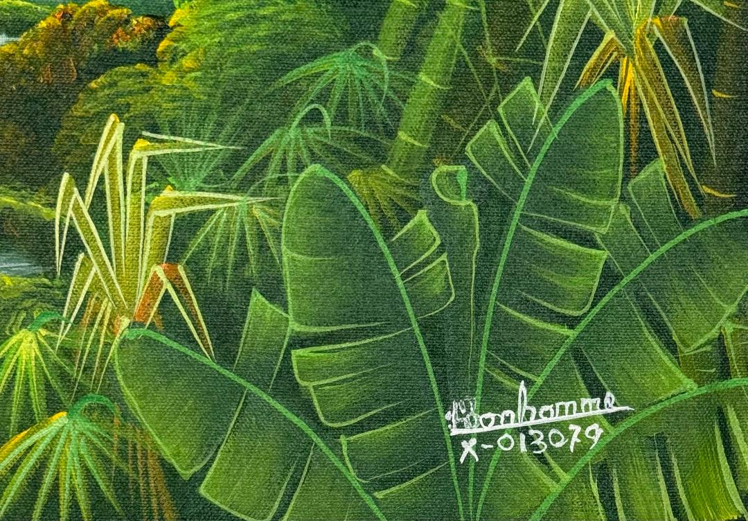 Albott Bonhomme 20"x16" The Watchful Wings 2025 Acrylic on Canvas Unframed Painting #64MFN