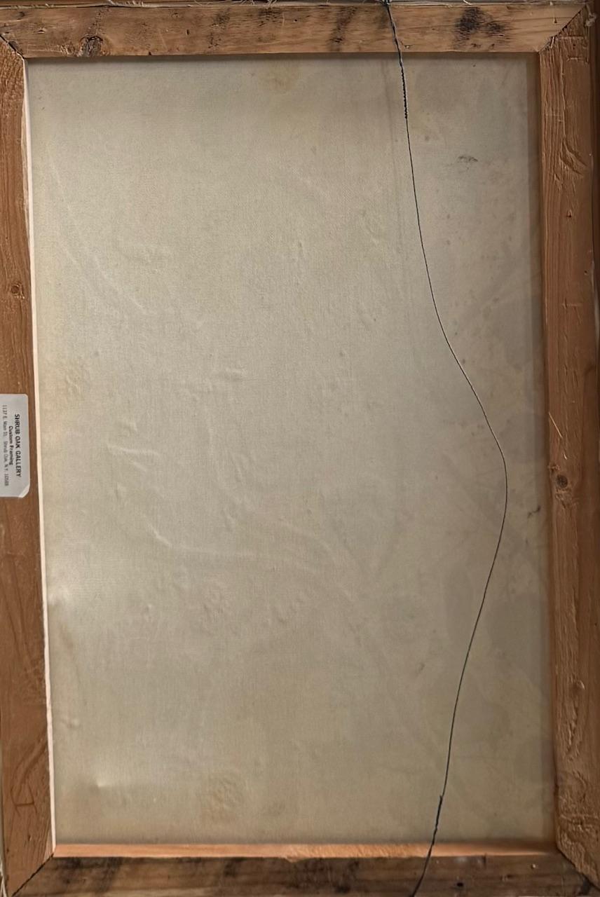 Decourcelle Gourgue 24"x16" Birds c1980 Oil on Canvas Unframed Painting#1RS