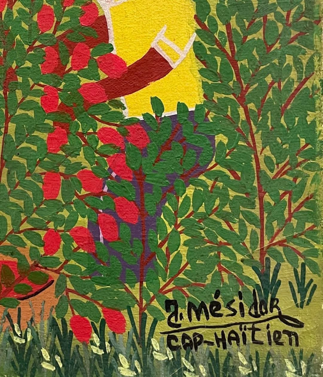 Jacksin Mesidor 20"x24" Clothes Washing Oil on Canvas #4-2-95MFN