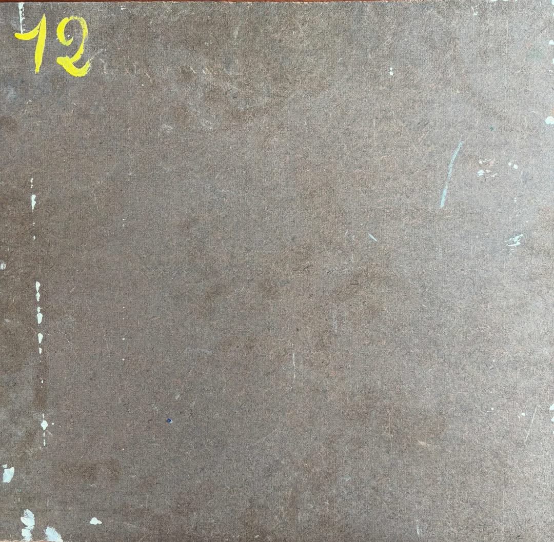 Wilmino Domond (1925-2006) 20"x24" Cockfight 1951 Oil on Board Painting #BM