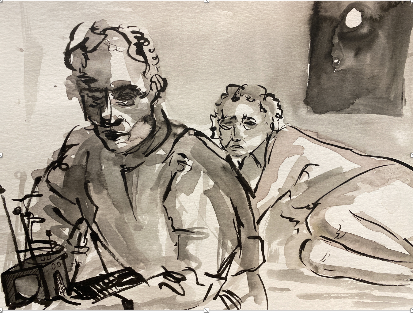 Alexa Masucci 11"x8.5" 2020 "Manifestation" Watercolor & Ink on Paper Unframed #4AM