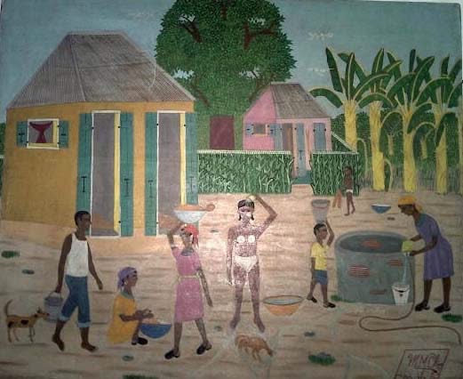 Michel M. Obin 20 "x24" Rural Scene Oil on Board #3GSN-HA Price on Request