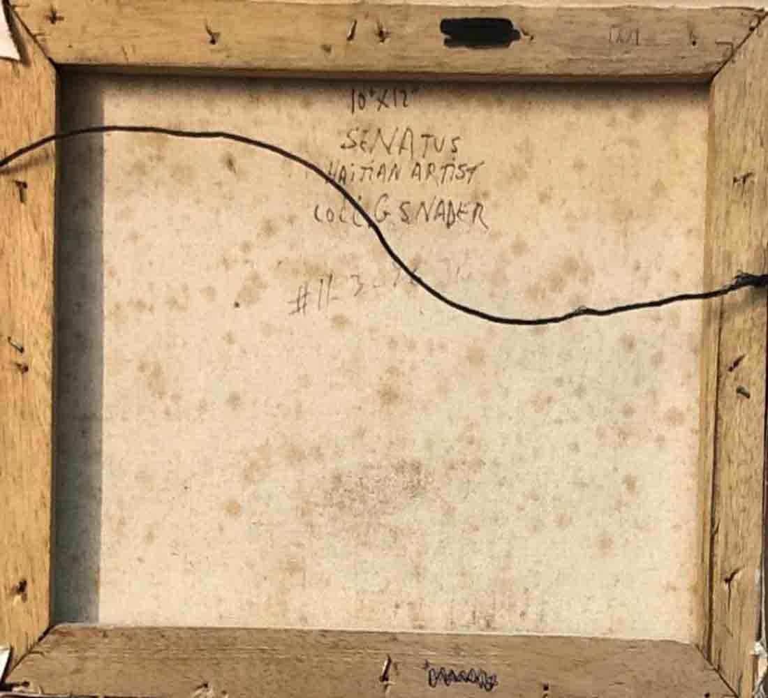 Jean-Louis Senatus 10"x12" Dreamy Landscape 2009 Oil on Canvas Painting #11-3-96GSN-NY