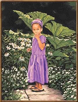 Sophia Lacroix 20"x15" Maíz Flores Giclee en Papel Edición Limitada 50 s/n #3LS-10-11MFN