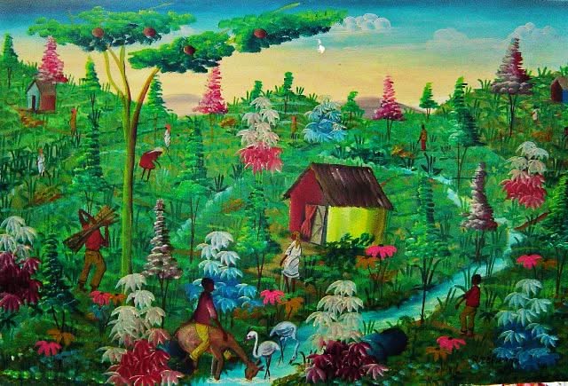 R. Zetrenne 12"x24" Rural Scene Oil on Canvas#2-2-95MFN