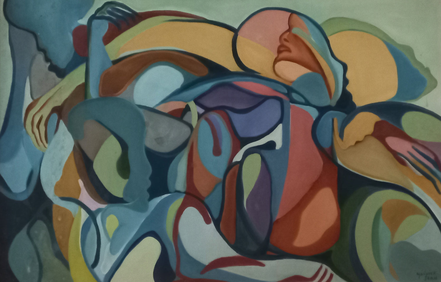 Yannick Jean painting