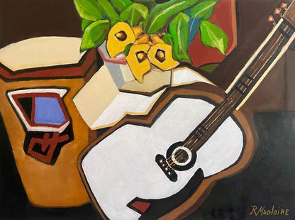 Rolande Magloire 30"X40" AUTUMN MUSIC 2023 Oil on Canvas Painting #1MFN