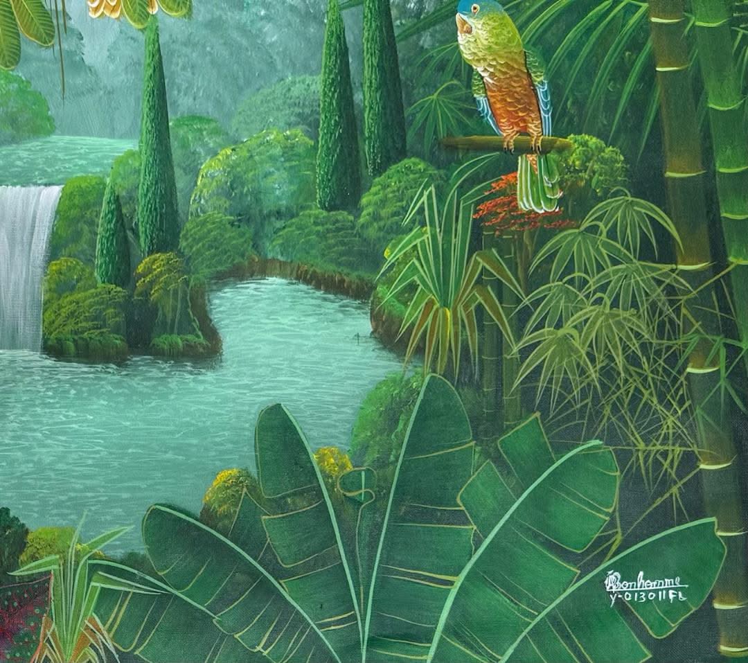 Albott  Bonhomme 30"x24" Signature Painting #58MFN