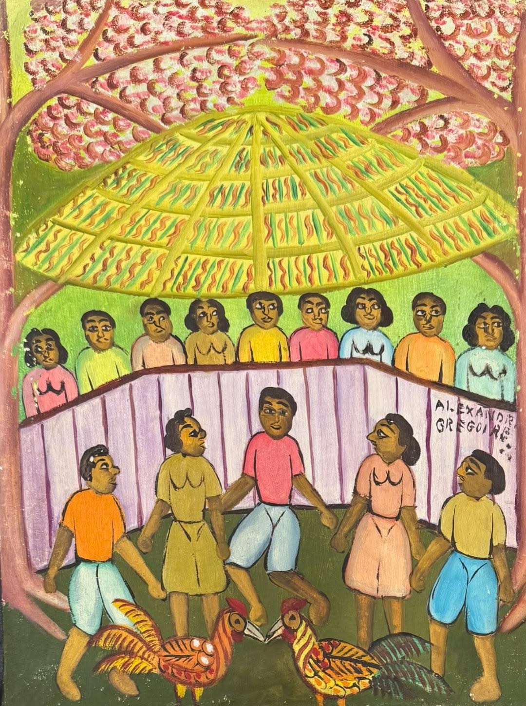 Alexandre Gregoire 16"x12" Gaguerre Oil on Canvas 1970 #2-2-95MFN