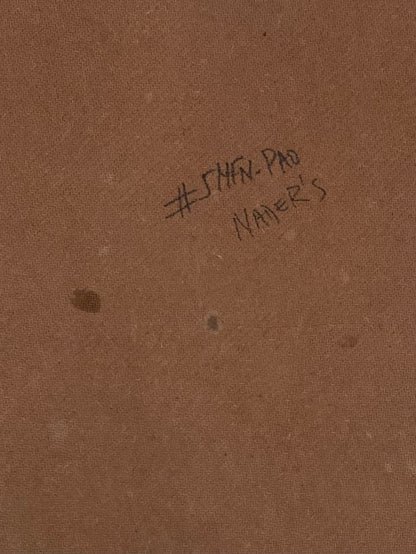 Andre Blaise 16"x12" The Lady-Fish With Colorful Umbrella Acrylic on Board Unframed Painting#5MFN