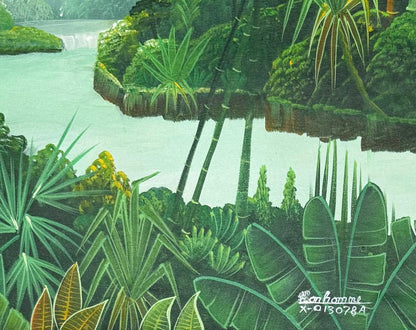 Albott Bonhomme 24"x20" Still Waters, Gentle Wings 2025 Acrylic on Canvas Unframed Painting #65MFN