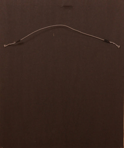 Buffon Thermidor 20"x16" Girl Feeding Chickens 1990 Oil on Board Painting#1TP