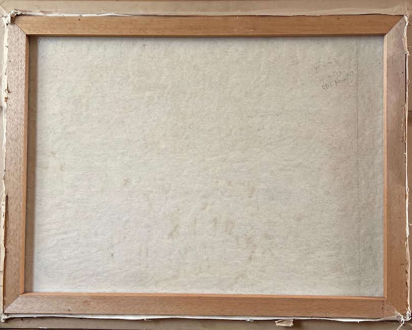 Ernst Louizor (Haitian, 1938-2011) 24"x30" Marketplace Scene Oil on Canvas Painting #1AJM