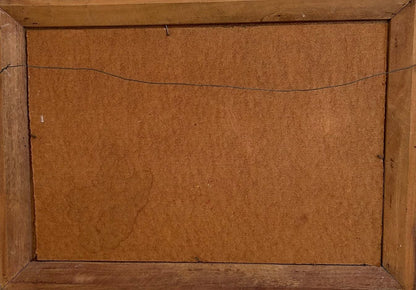 Gesner Abelard (Haitian, 1922-DCD) 28"x20" Eve in the Garden of Eden  c1970 Oil on Board Unframed Painting #1CC