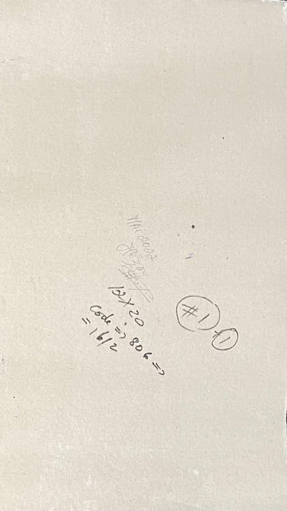 Heza Barjon 20"x12" Untiled Figurative 2022 Acrylic on Canvas Painting #1-JSB-NY