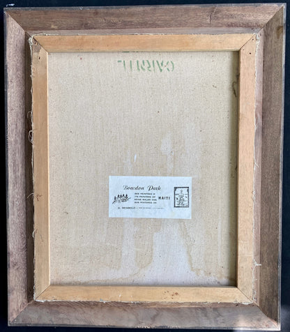 Petion Savain (1906-1973) 24"x20" Sellers & Child 1960 Oil on Canvas Framed #1VL