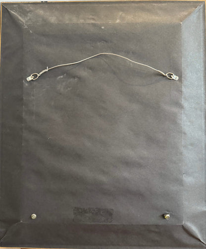 Jacques Valbrun (Haitian, 1938-1992) 20"x16" School Day 1971 Acrylic on Canvas Painting #1KE