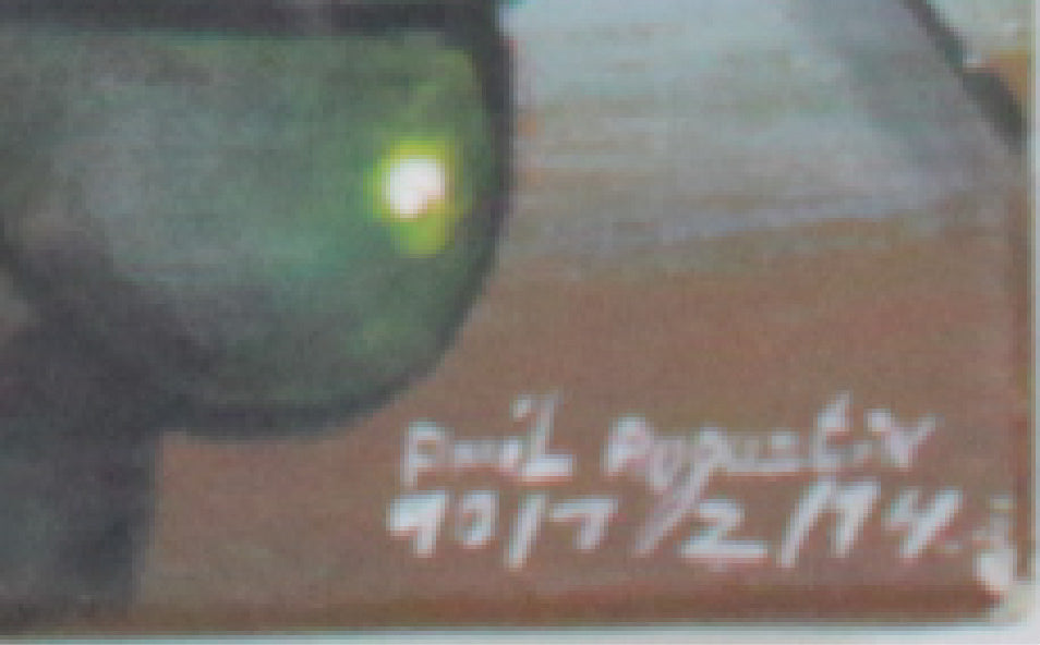 Jean Amil Augustin 23.65"x19.69" Cosmic Reflections 2014 Oil on Canvas Unframed Painting #4CFS