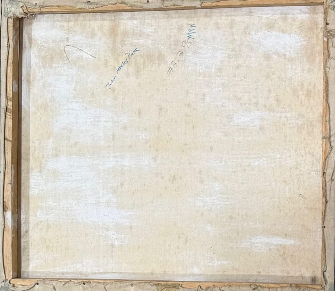 John Adeler Pierre 20"x24" Rural Scene 1980  Oil on Canvas Painting #2-2-95MFN