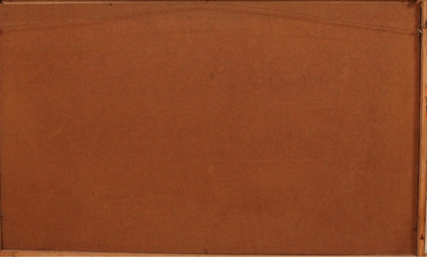 Lafortune Felix (Haitian, 1933-2016) 17"x29.5" The Robbery 1985 Acrylic on Masonite Painting-Unframed #1TP