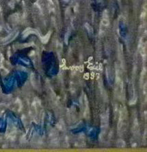 Levoy Exil 35.5"x23.5" Bird Spirit Guardian 1997 Acrylic on Canvas Unframed Painting #2CU
