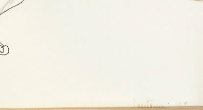 Luce Turnier (1924-1995) 11"x9" The Pensive Lady 1987 Drawing with Crayon  Framed#1GSN-NY