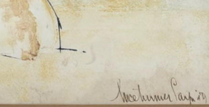 Luce Turnier 14"x21" Man From Back 1956 Watercolor on Paper Unframed #1GN-HA