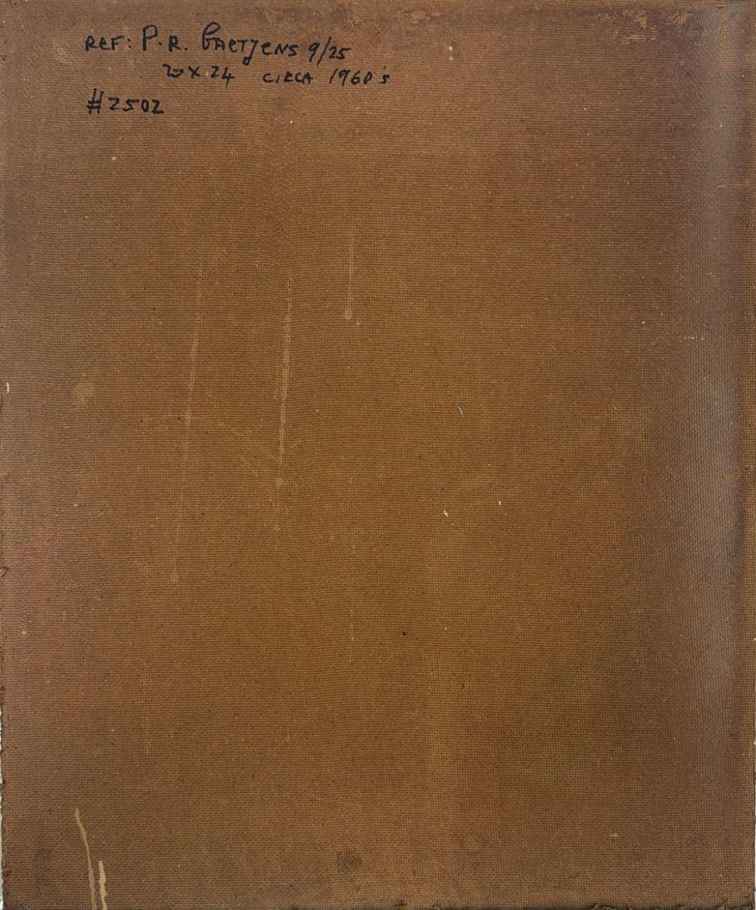 Luce Turnier 24"x20" The Pose c1960 Acrylic on Board Unframed Painting#2502GN-HA