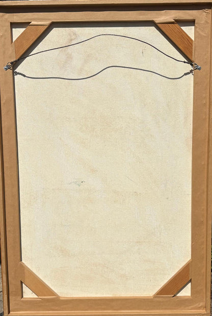 Marceau Sanon 30"x22" Scène rurale Huile sur toile #2-2-95MFN