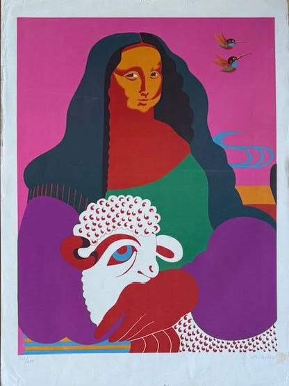 Nicolas Garcia Uriburu (Argentina, 1937-2016) 24.5"x20" Limited Edition 212/400 on Thick Paper #1GSN-NY