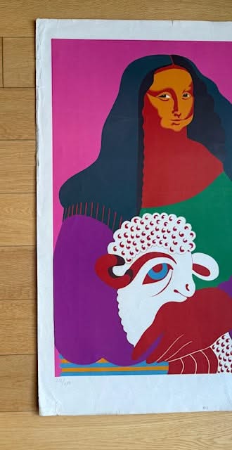 Nicolas Garcia Uriburu (Argentina, 1937-2016) 24.5"x20" Limited Edition 212/400 on Thick Paper #1GSN-NY