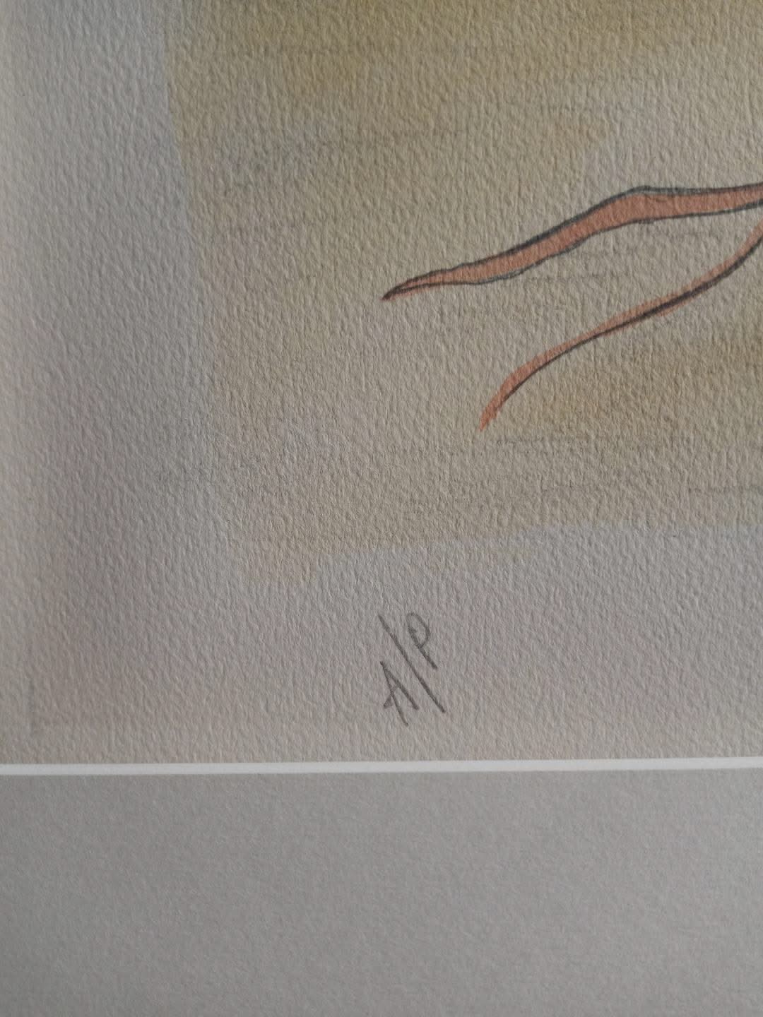 Rigaud Benoit (1911-1986) 27"x26" Reine Soleil Colored A/P Serigraph Framed, Mounted and Behind Glass #1RB