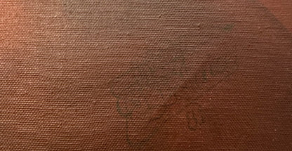 Saint-Louis Blaise (Haitian, 1956-1993) 40"x30"  Mystical Female Figure 1981 Oil on Canvas Unframed Painting #1CZ