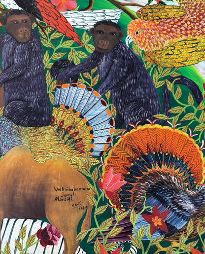 Wilmino Domond Signature Painting #1CZ