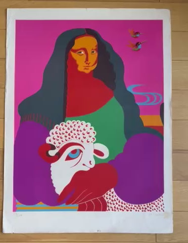 Nicolas Garcia Uriburu (Argentina, 1937-2016) 24.5"x20" Limited Edition 212/400 on Thick Paper #1GSN-NY