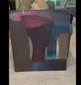 Bernard Sejourne (1947-1994) 36"x32" The Fabric Seller 1978 Acrylic on Masonite Painting (Scratched) #1MF