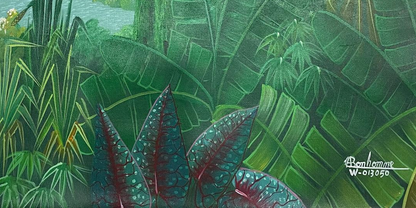 Albott Bonhomme 20"x16" The Flying Bird 2021 Acrylic on Canvas #15MFN