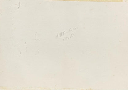 Luis Caballero (Colombian, 1947-1995) 10 ⅜" x 14 ⅝" Untitled Nude c1980 Charcoal Drawing on Paper #1MFN