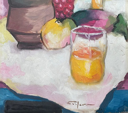 Dieudonne Cedor (1925-2010) 20"x12" Still Life 1971 Oil On Board Unframed #1US-NY