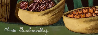 Claude Dambreville 24"x20" Bargaining 2018 Acrylic on Canvas #16MFN