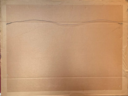 Claude Dambreville (1934-2021) 36"x48" Busy Market Day c1990 Acrylic on Canvas #1HL