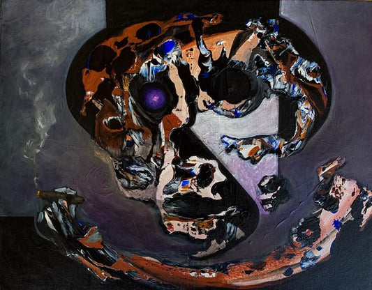 Philippe Dodard 16"x20" GEDE NIBO 2020 Acrylic on canvas #4JN-HA