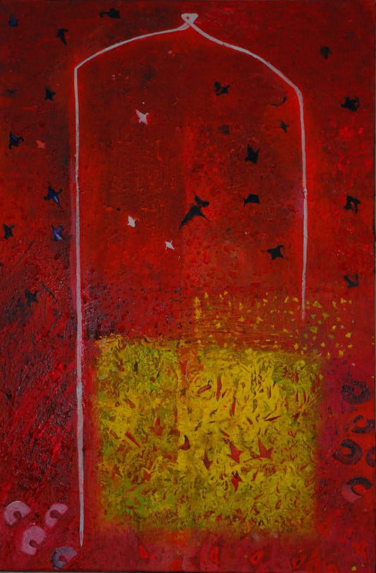 Pascal Smarth 30"x20" Envolee- Etude#3  Acrylic on Canvas 2014