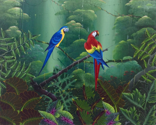 Jacques Geslin 24"x 30" Paradise Oil on Canvas #2203GN-HA