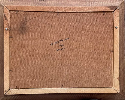 Decourcelle Gourgue 12"x16" Sailors at Night 1971 Oil on Board Framed #1MFN