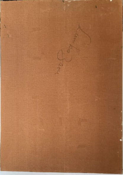 Felix Lafortune (Haitian, 1933-2016) 32"x22.50" LUMBA ZAOU" 1990 Oil on Masonite Painting-Unframed #2NP