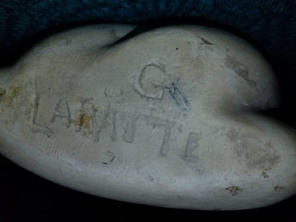 Georges Laratte 5"x3"x2" Naked Lady Stone Sculpture #7JN-HA