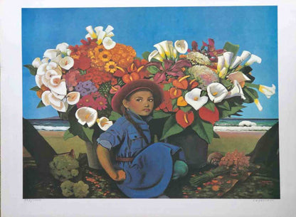 Jean-Claude Legagneur Signed Poster and Limited Edition 22 3/8"x 27 1/4" Limited Edition On Vellum Paper