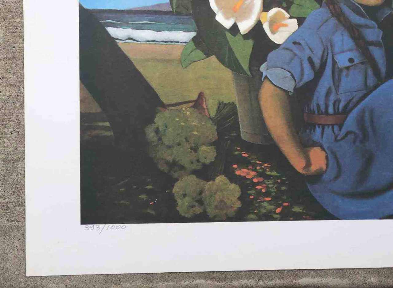 Jean-Claude Legagneur Signed Poster and Limited Edition 22 3/8"x 27 1/4" Limited Edition On Vellum Paper